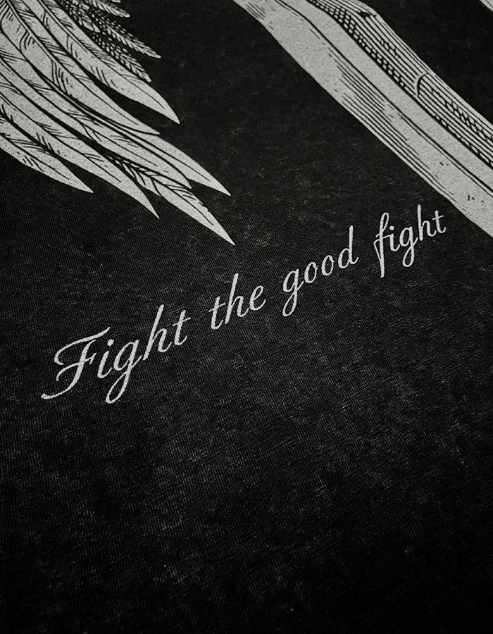 FIGHT OF FAITH OVERSIZED TEE