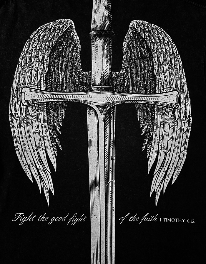 FIGHT OF FAITH OVERSIZED TEE
